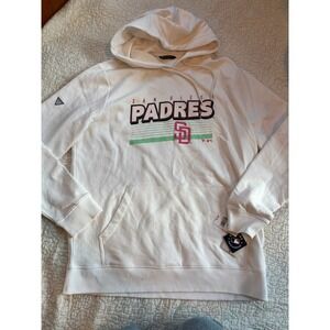 Levelwear San Diego Padres MLB White Pullover Hoodie XL City Connect Colors